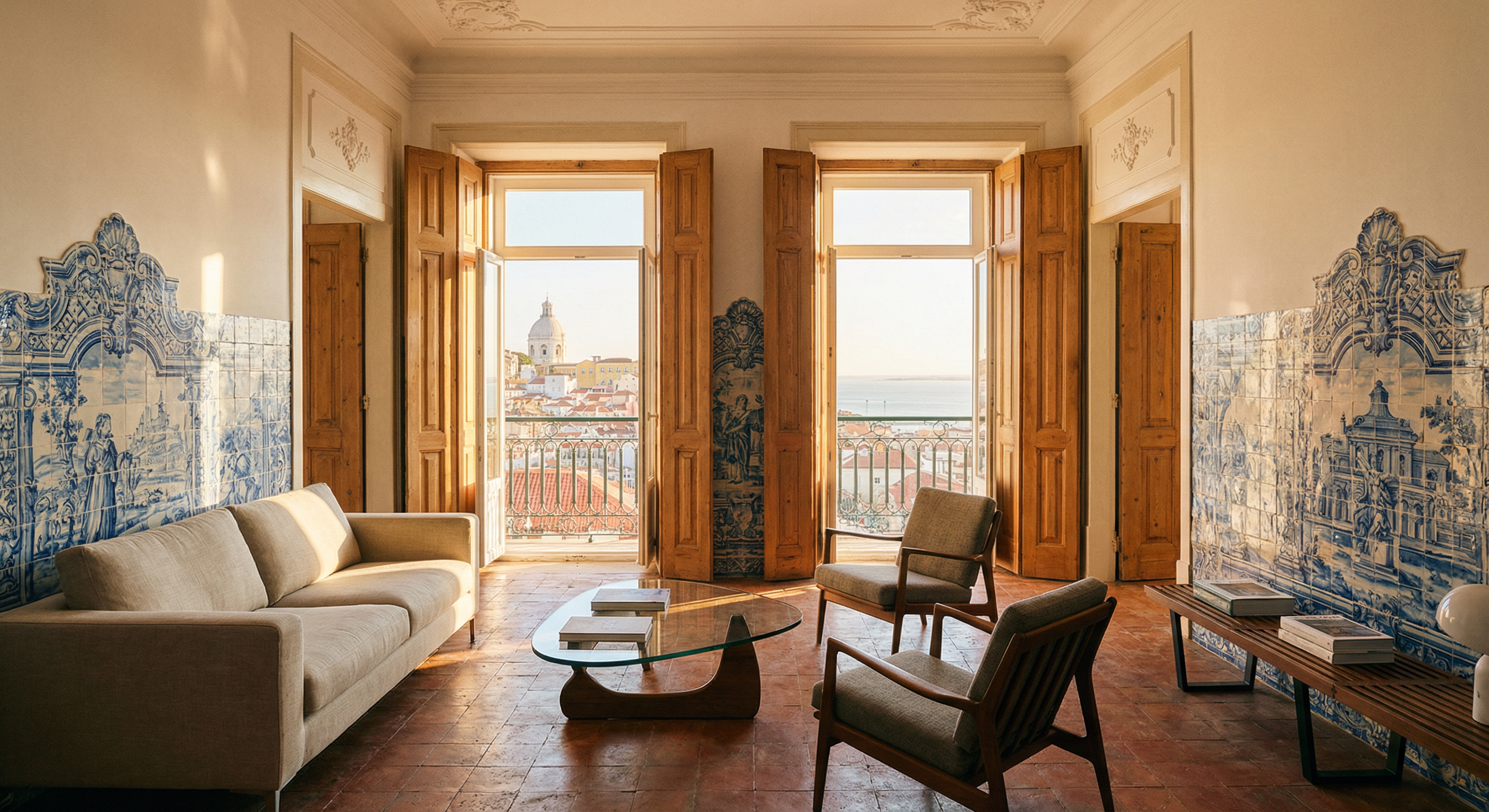 Premium accommodation in Lisbon - luxury apartment interior